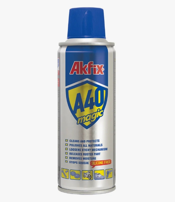фотография смазка akfix а40 magic спрей (аналог wd-40) 400 мл.  от интернет-магазина СантехКомплект-Прикамье