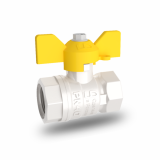 фотография кран шаровый ld pride gas dn-15 pу 40 бабочка в-в от интернет-магазина СантехКомплект-Прикамье