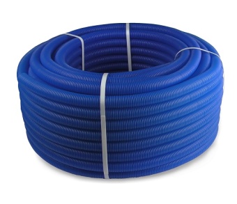 ГОФРА ЗАЩИТНАЯ 40/35мм ДЛЯ ТРУБ PEX И PERT  СИНЯЯ (30 М) РТП