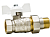 фотография кран шаровый ld pride dn-20 pу 40 бабочка с нак. гайкой (белая) от интернет-магазина СантехКомплект-Прикамье