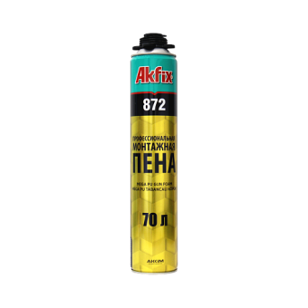 фотография пена akfix 872 монтажная профессиональная, 1020 г. выход - до 70 л. от интернет-магазина СантехКомплект-Прикамье