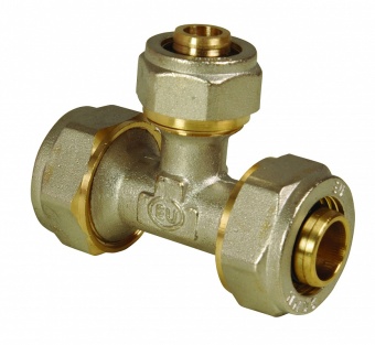 ТРОЙНИК МП 32х20х32 EUROS (ц/ц/ц) (5/20)
